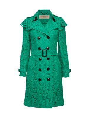 Burberry Stanhill Lace Trench Coat on SALE 